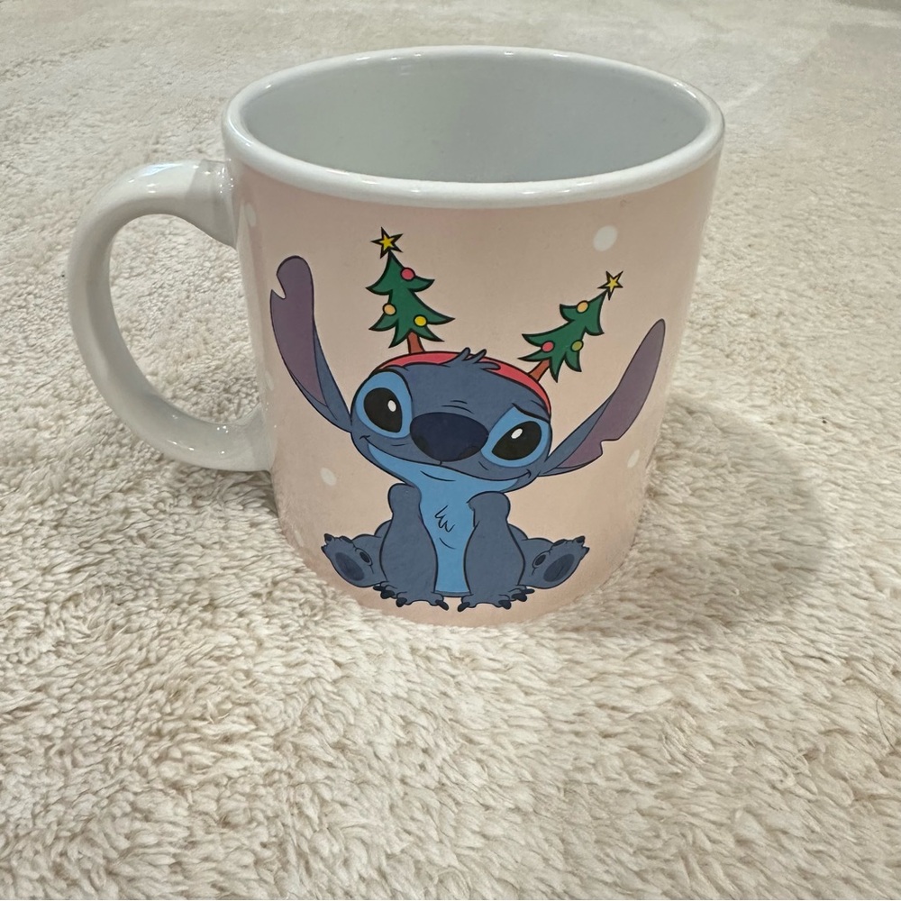 disney stitch christmas mug